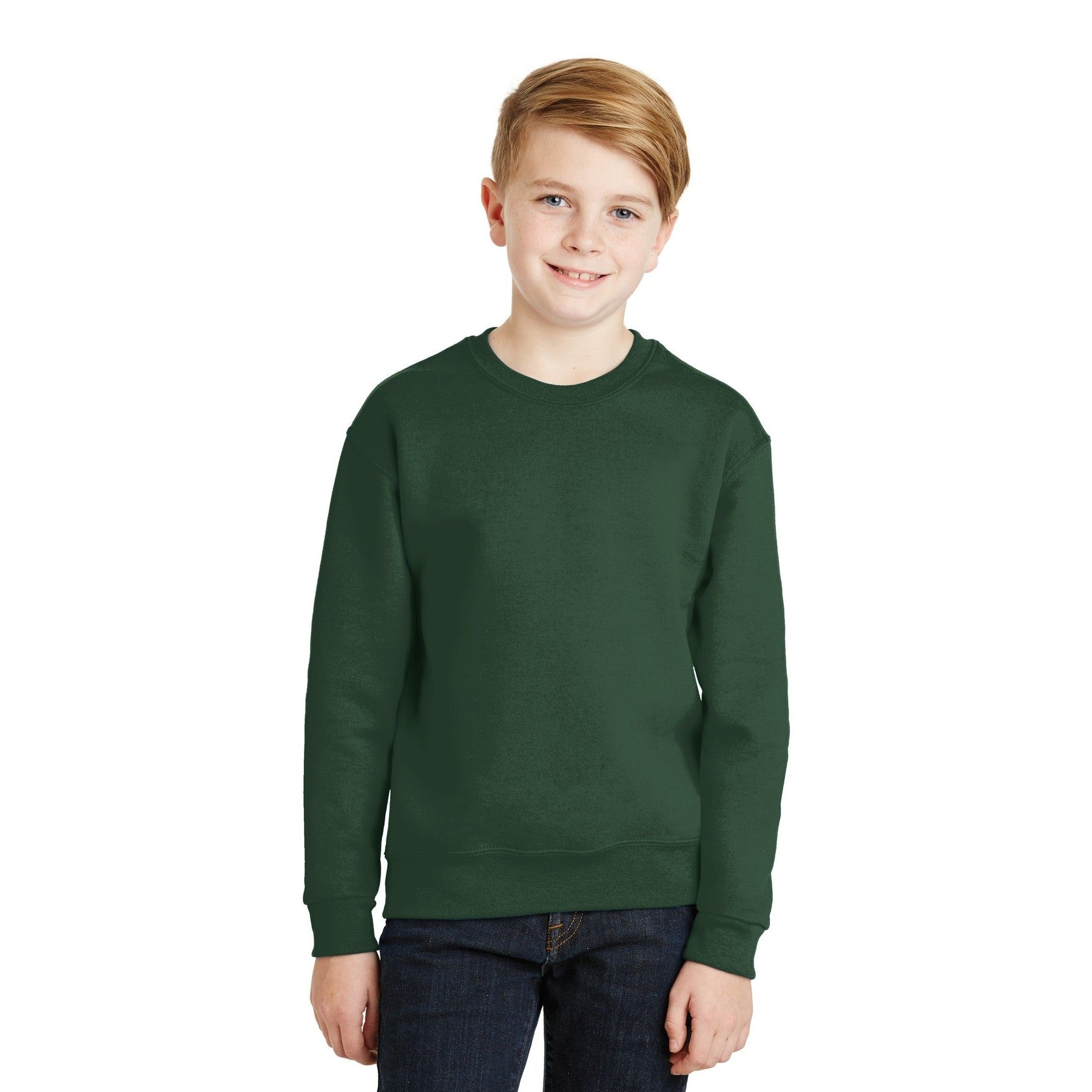 Jerzees-Jerzees® - Youth NuBlend® Crewneck Sweatshirt. 562B-MedTech-4